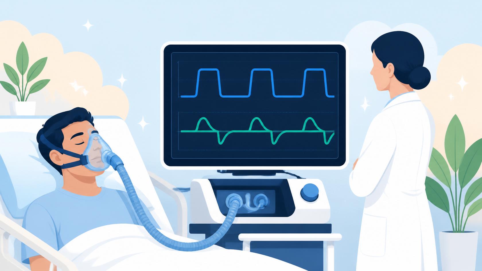 Régler la VNI — reconnaître les asynchronies patient-ventilateur sur les courbes